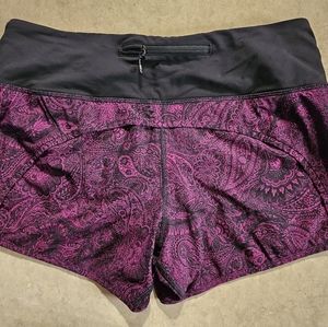 Lululemon Speed Up Run Shorts Size 6